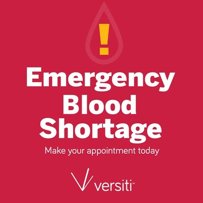 Versiti Blood Center of Illinois Emergency Blood Shortage